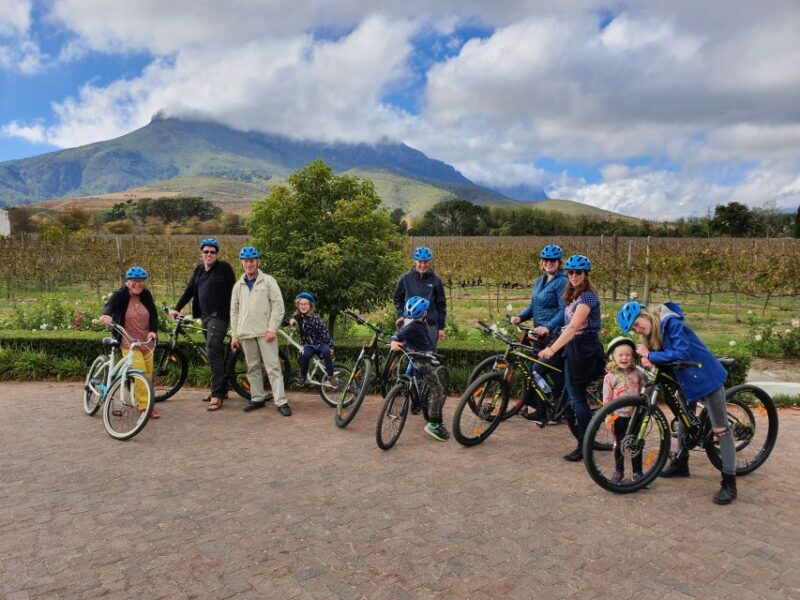 Stellenbosch: Historical Bike Tour & Wine Tasting - Wine Tasting Experiences