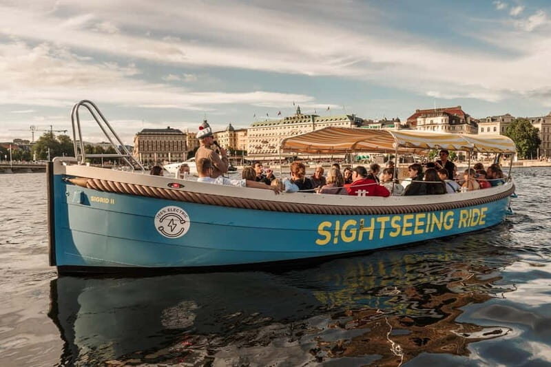Stockholm: Guided City Sightseeing Open Electric Boat Tour - An Authentic Waterway Exploration of Stockholm