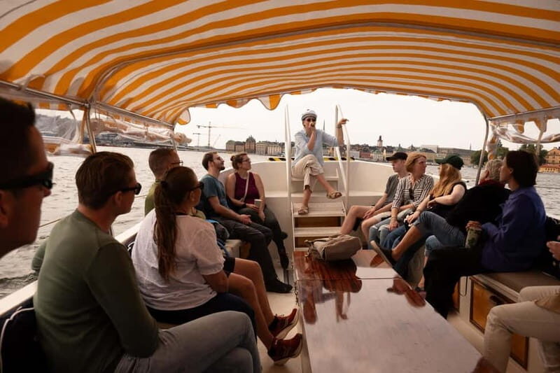 Stockholm: Guided City Sightseeing Open Electric Boat Tour - What to Expect on Board