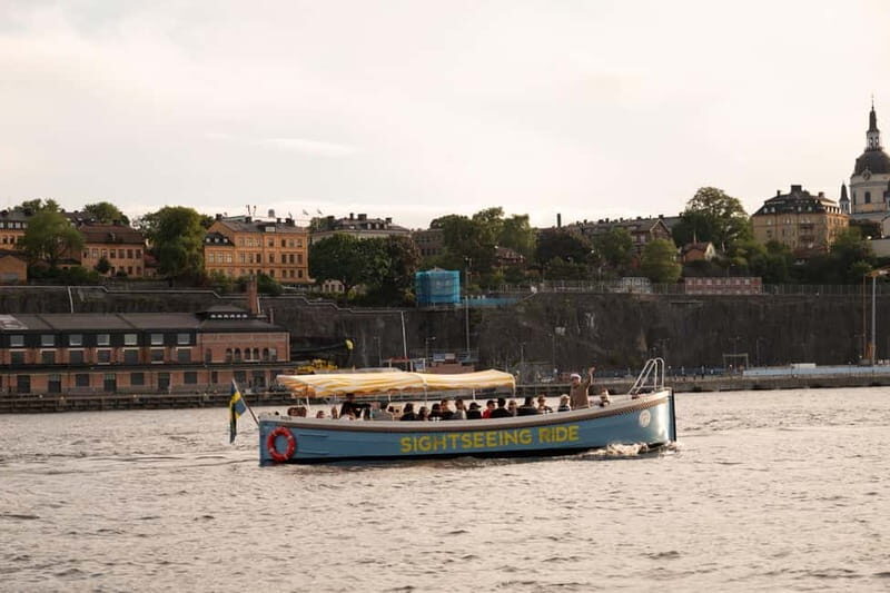 Stockholm: Guided City Sightseeing Open Electric Boat Tour - The Experience: From the Water