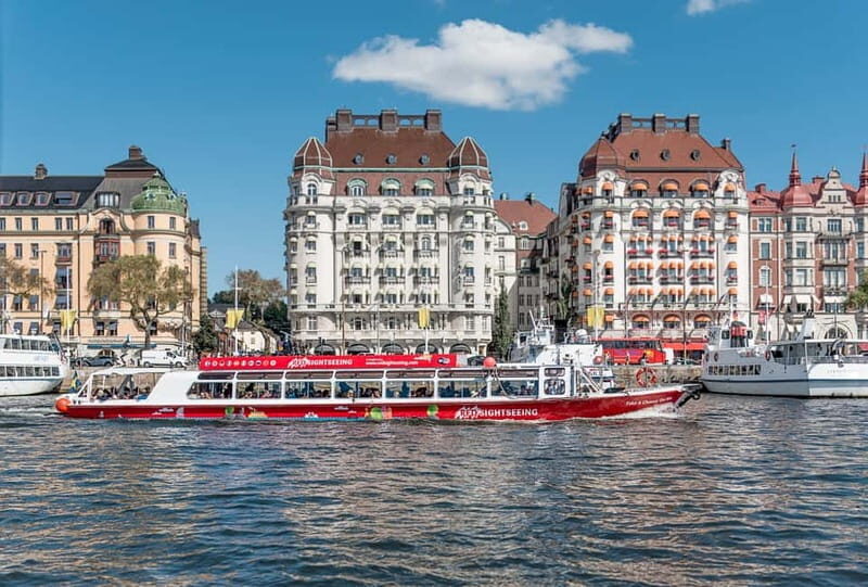 Stockholm: Royal Bridges & Canal Boat Tour with Audio Guide - The Itinerary — What to Expect