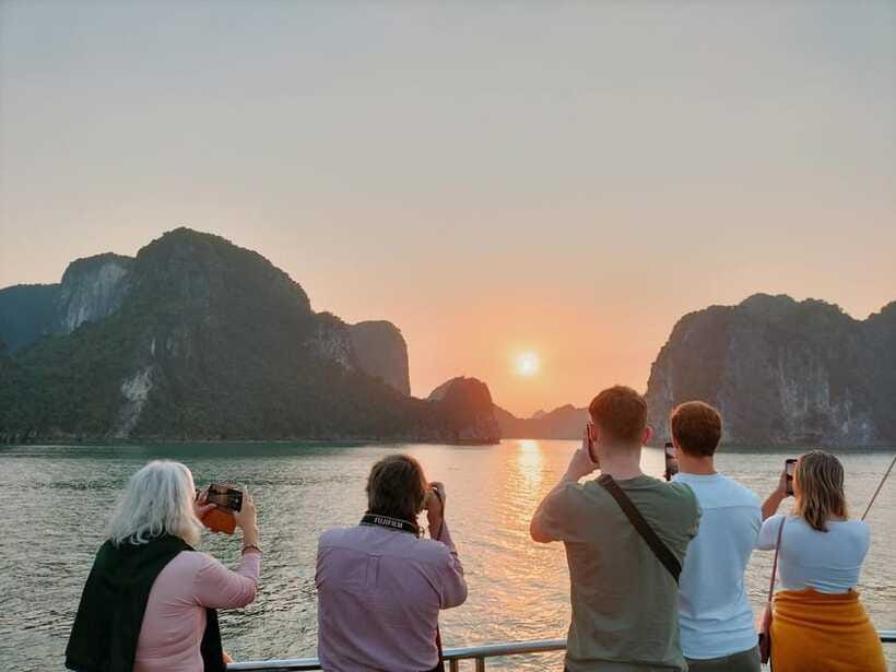 Stunning Lan Ha Bay Sunset Tour From Cat Ba Island - Enjoying the Sunset Party