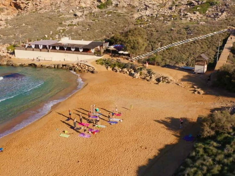 Sunday: Ghajn Tuffieha (Riviera) Beach Yoga Class - What to Expect from the Beach Yoga Class