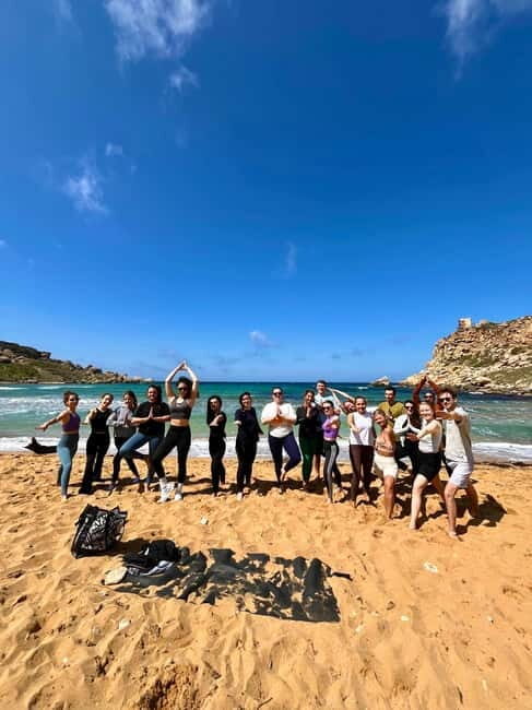 Sunday: Ghajn Tuffieha (Riviera) Beach Yoga Class - Authentic Reviews from Participants