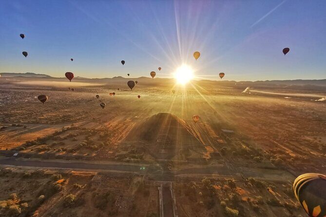 Sunrise HotAir Balloon Adventure Over Teotihuacan's Pyramids - Key Points