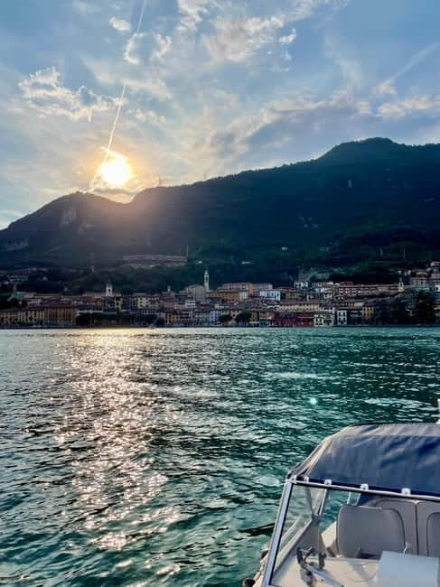 Sunset aperitif on a boat on Lake Iseo - A Complete Guide to the Lake Iseo Sunset Aperitif Boat Tour