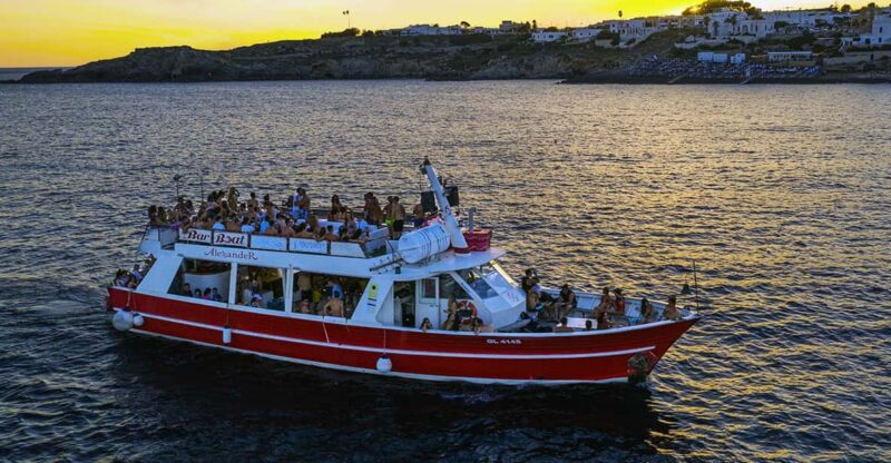 Sunset Boat Party in the Waters of Salento With Drinks - Live Entertainment