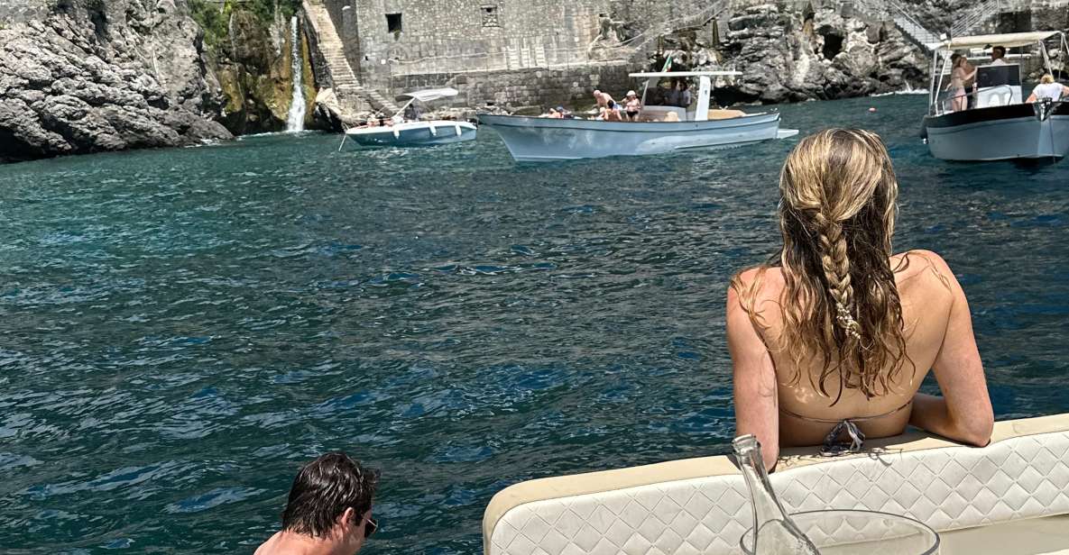 Sunset Boat Tour Amalfi Coast Small Group With Aperitif - Itinerary