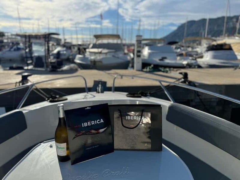 Sunset in Private Boat with wine, ibérico Gourmet 2 hours - The Sum Up