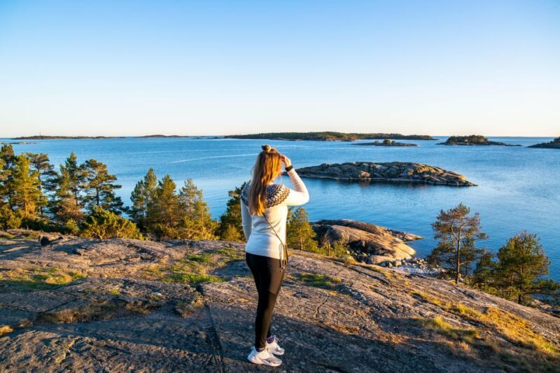 Sunset in the archipelago from Helsinki - What You Can Expect from the Tour