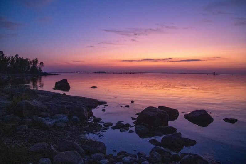 Sunset in the archipelago from Helsinki - FAQs