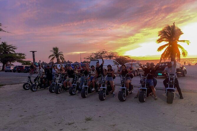 Sunset Island Tour in Aruba on Electric Scooter (1 or 2-seater) - Key Points
