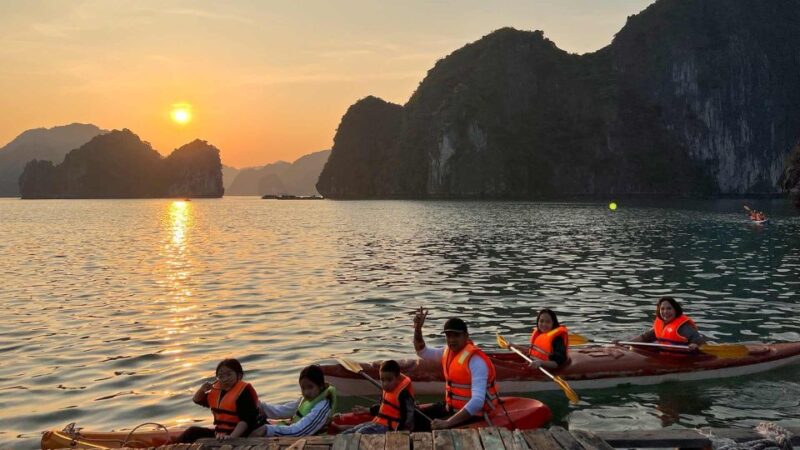 Sunset on Lan Ha Bay - Key Points
