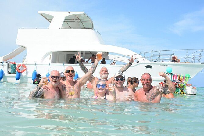 Sunset Party Boat Excursion with Lunch & Drinks + Pick Up - Key Points