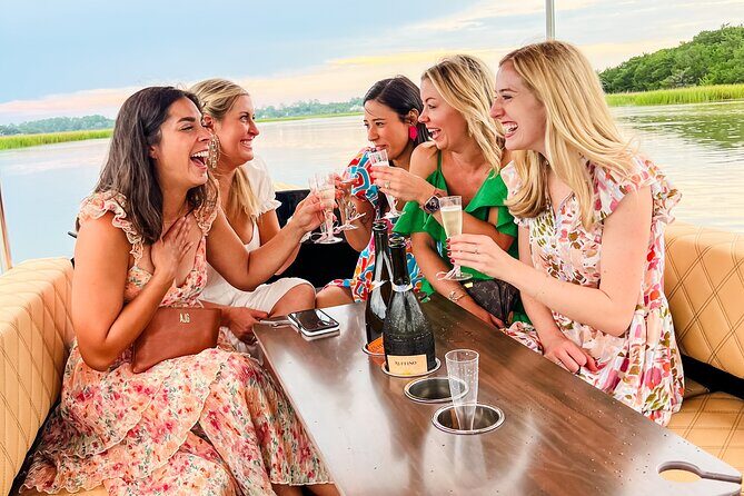 Sunset Private Captained Luxury Electric Boat Charter in Savannah - Key Points