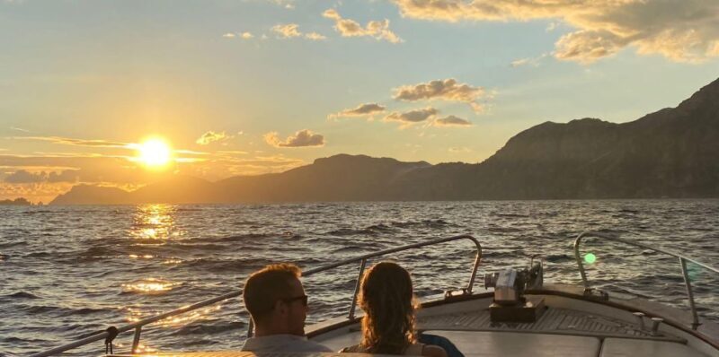 Sunset Private Cruise along the Amalfi Coast from Positano - Key Points