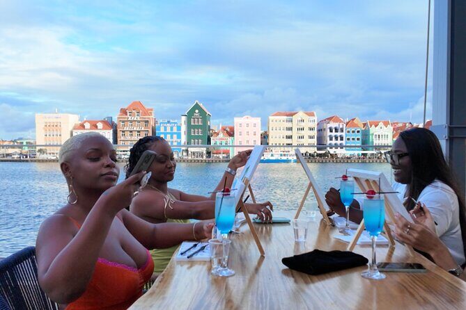 Sunset Sip and Paint Overlooking Curaçao Iconic Skyline - Key Points