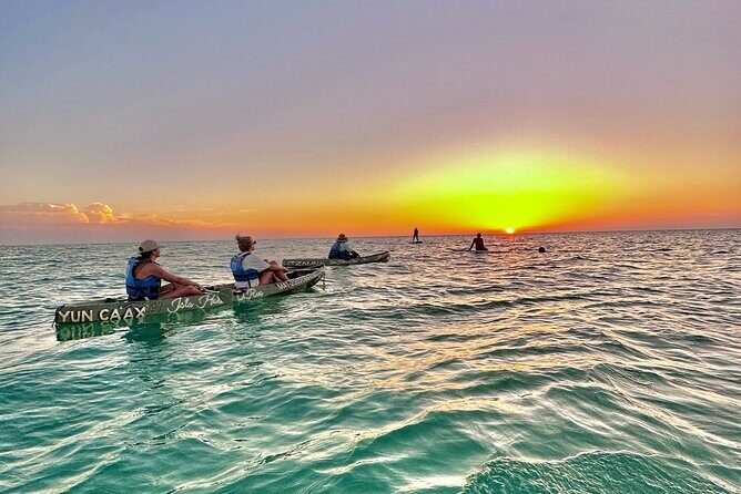 Sunset toast and bioluminescence in clear kayak - FAQ