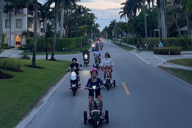 Sunset Tour of Naples Florida by Trike and Moped - Family Fun - A Sun-Kissed Spin Through Naples: The Sunset Tour by Trike and Moped