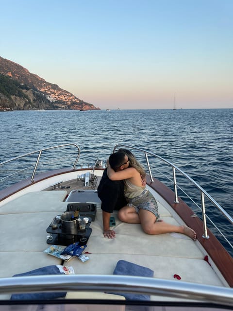 Sunset tour on private boat from Positano or Praiano - Detailed Breakdown of the Itinerary