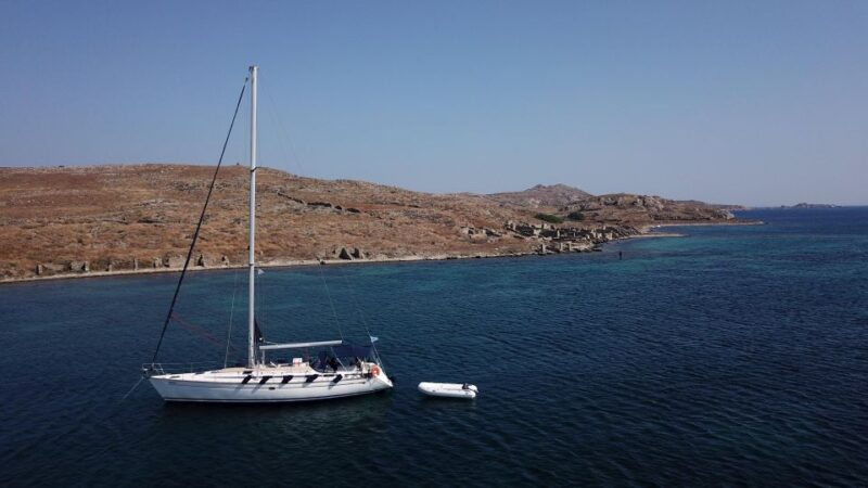 Sunset Tour With Nadia K to Delos and Rhenia Island - Highlights of the Experience