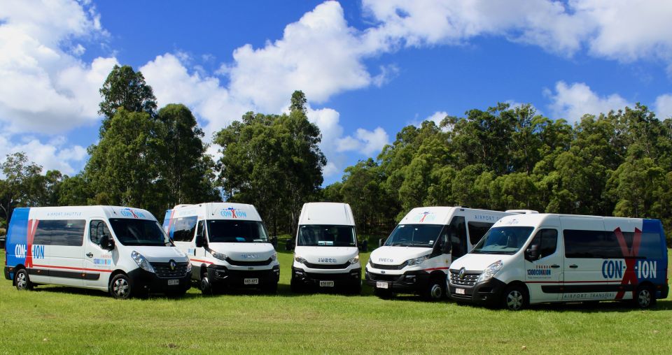 Sunshine Coast Airport (MCY) Arrival Shared Transfer - Service Inclusions