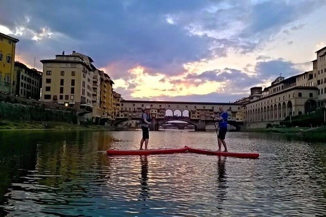 SUP at Ponte Vecchio with a Floating Drink - Florence Paddleboarding - A Closer Look at the Experience