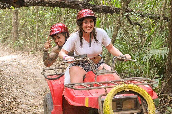 Super Combo! Atvs, Ziplines and Cenote swim experience - Key Points