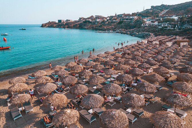Super Paradise Beach Mykonos Seaside Sunbed (5th Row and Back) - Pricing and Booking Information