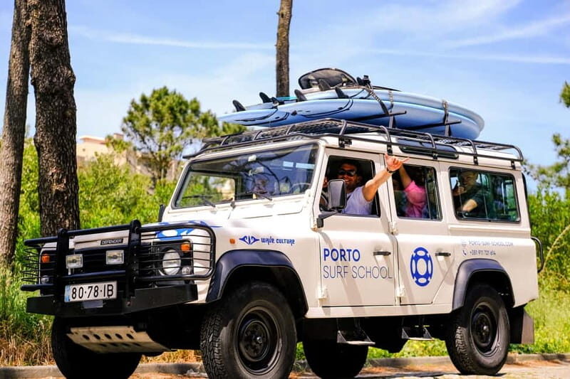 Surf Lessons in Porto with transfer at Porto Surf School - Key Points