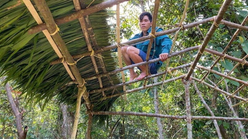 Survival course in the primary forest near Luang Prabang. - Key Points