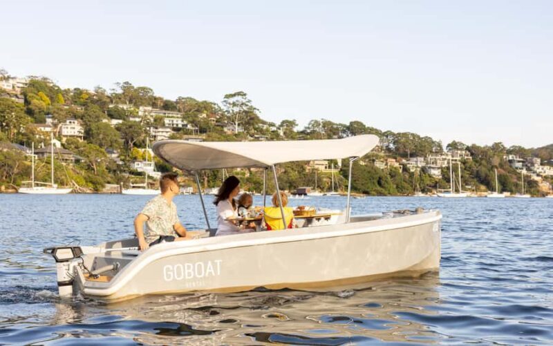 Sydney: Electric Boat Rental from The Spit, Mosman - Key Points