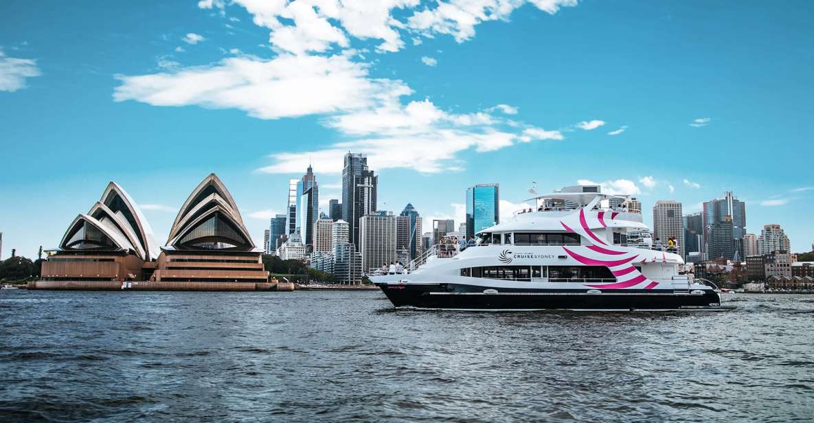 Sydney: Harbor Cruise With 2-Course Premium Lunch - Food and Beverage Offerings