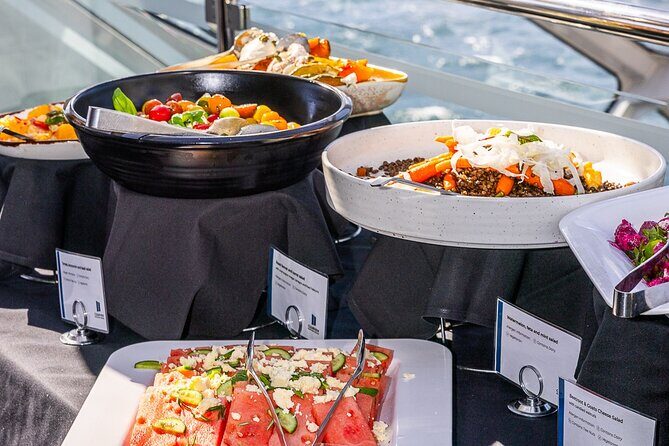 Sydney Harbour Glass Boat Lunch Cruise with Buffet - The Buffet: Dining with a View