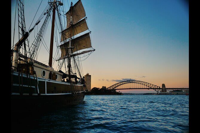 Sydney Harbour Tall Ship Twilight Dinner Cruise - Key Points