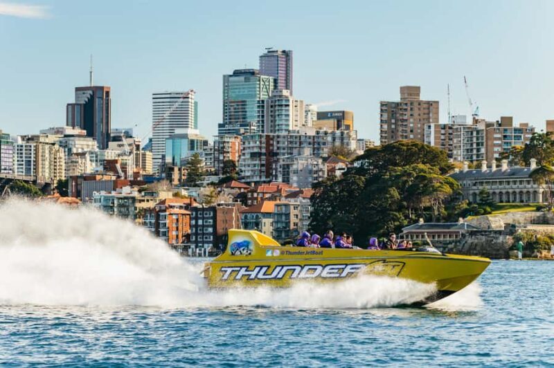 Sydney Harbour: Thunder Thrill Jet Boat Ride - Key Points