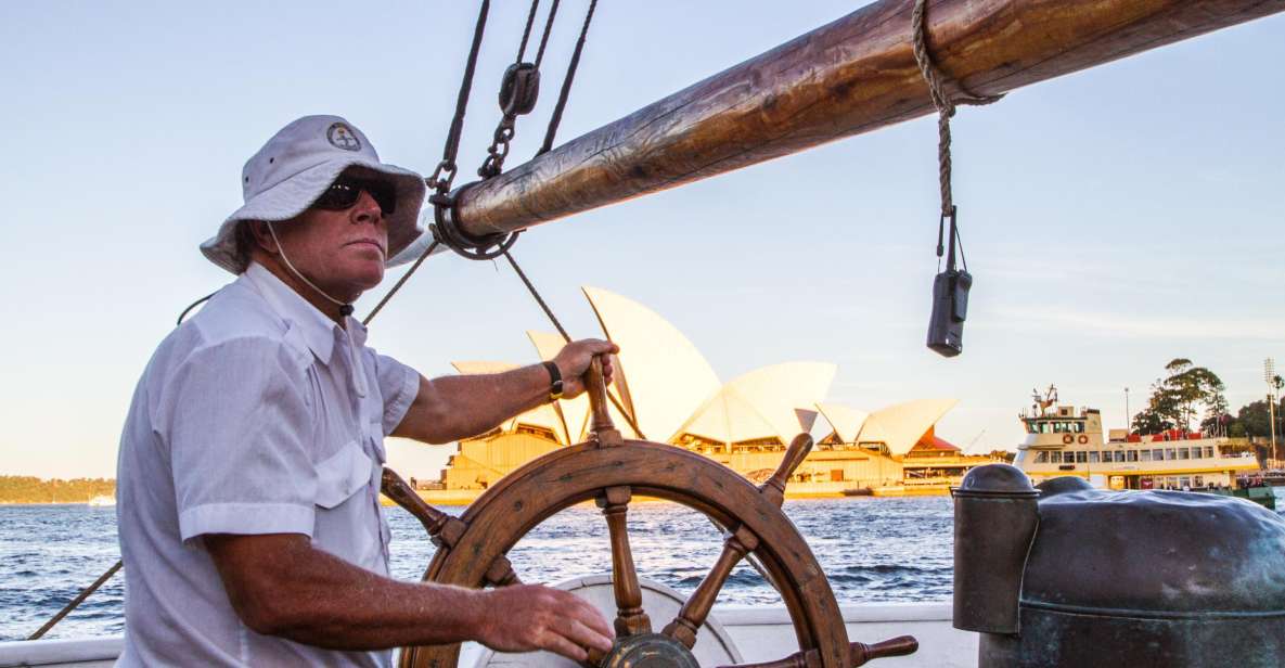 Sydney: Tall Ship Harbour Twilight Dinner Cruise - Key Points