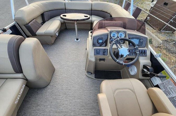 Sylvan Mirage Party Pontoon Boat Rental - The Boat: Space and Comfort