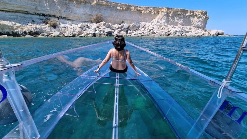 Syracuse: Coast+Sea Caves Full Transparent PRIVATE Boat Tour - Key Points
