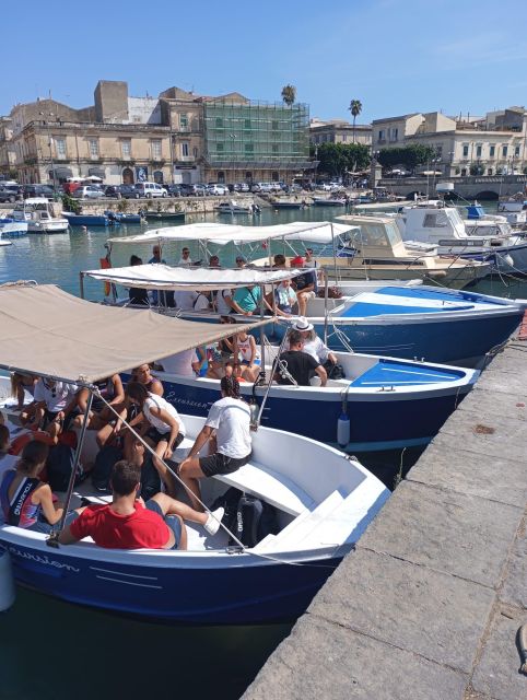 Syracuse:Boat Tour Ortigia,Pillirina and Seacaves - Itinerary Details