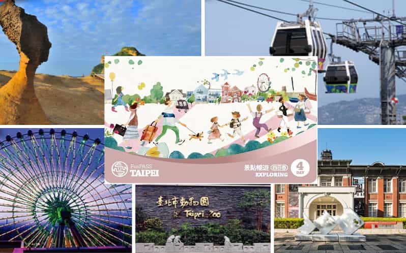 Taipei: 30 Attractions & Transport Card Fun Pass - Key Points