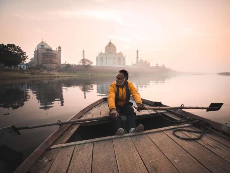 Taj Mahal Back View Yamuna Boat Ride Tour - Itinerary and Activities