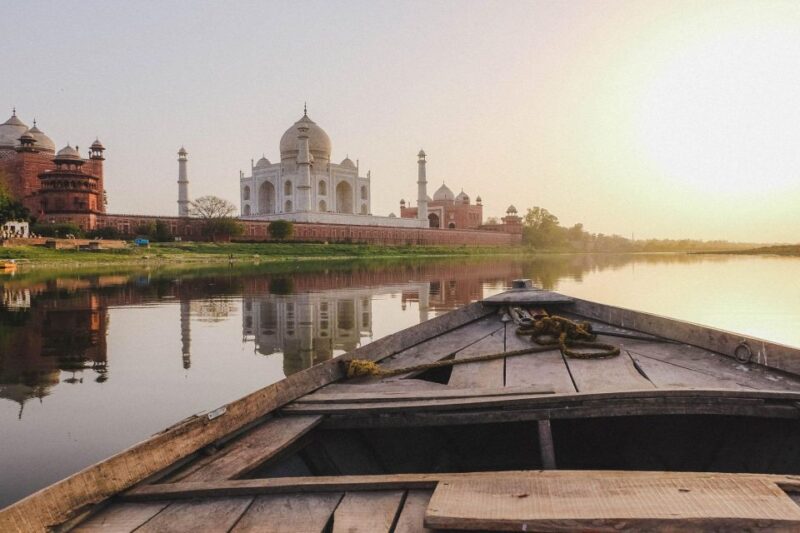 Taj Mahal Back View Yamuna Boat Ride Tour - Experience Highlights