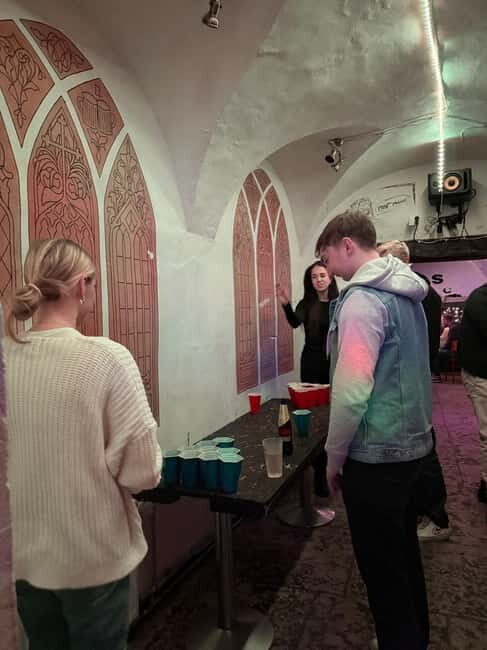 Tallinn: Telliskivi Bar Crawl with games, drinks, discounts - Key Points