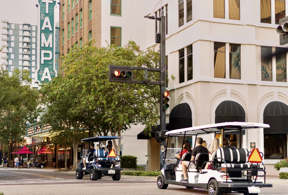 Tampa: Guided City Tour in Deluxe Street Golf Cart - Exclusions