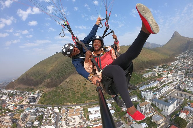 Tandem Paragliding in Cape Town - Meeting and Pickup Locations