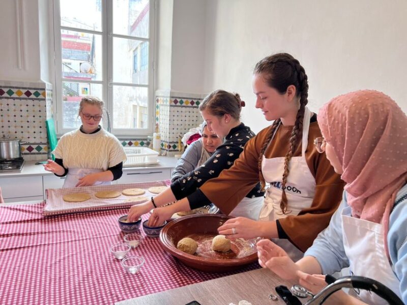Tangier: Bread Making Class, Tea Ceremony and Market Tour - Exploring Spice Shop Wonders