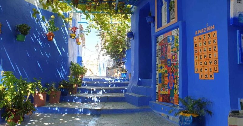Tangier: Full-Day Trip to Chefchaouen - Visiting the Uta El-Hammam Square