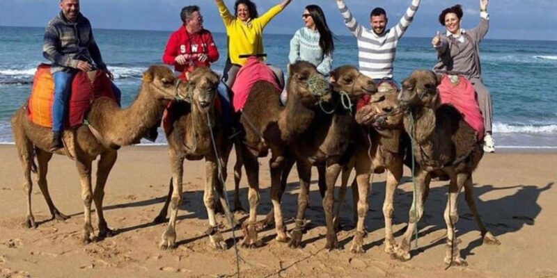 Tangier: Sunset Tour With Tea, Camel Ride & Cap Spartel - Cap Spartel Experience