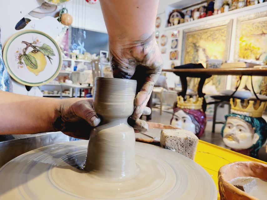 Taormina: Giardini Naxos Ceramic Wheel Experience - Group Dynamics